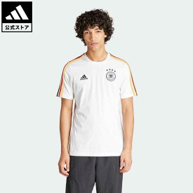 【公式】アディダス adidas 返品可 サッカー ドイツ DNA スリーストライプス 半袖Tシャツ メンズ ウェア・服 トップス Tシャツ 白 ホワイト IU2082 半袖 notp