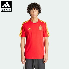 【公式】アディダス adidas 返品可 サッカー スペイン DNA スリーストライプス 半袖Tシャツ メンズ ウェア・服 トップス Tシャツ 赤 レッド IU2125 半袖 notp