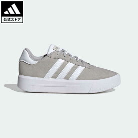 【公式】アディダス adidas 返品可 スケートボーディング コート シルク / Court Silk スポーツウェア レディース シューズ・靴 スニーカー グレー IG8611 ローカット