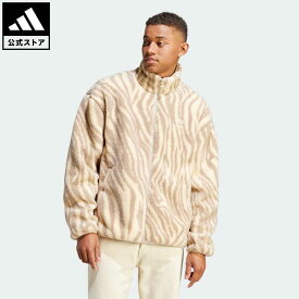 【公式】アディダス adidas 返品可 グラフィック アニマル ポーラーフリース ジャケット オリジナルス メンズ ウェア・服 アウター ジャケット ベージュ IL5193 上着