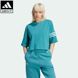 【公式】アディダス adidas 返品可 アディカラー Neuclassics Tシャツ オリジナルス レディース ウェア・服 トップス Tシャツ 青 ブルー IM1829 半袖 p0420