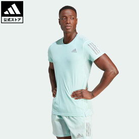 【公式】アディダス adidas 返品可 ランニング オウン ザ ラン 半袖Tシャツ メンズ ウェア・服 トップス Tシャツ 青 ブルー IM2534 ランニングウェア 半袖