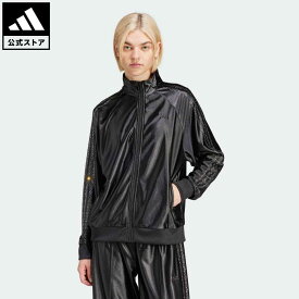 【公式】アディダス adidas 返品可 Embellished スリーストライプス トラックトップ オリジナルス レディース ウェア・服 トップス ジャージ 黒 ブラック IT9664 上着