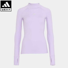 【公式】アディダス adidas 返品可 サッカー TF WARM LS T W レディース ウェア・服 トップス Tシャツ 紫 パープル IA2018 ロンt p0517