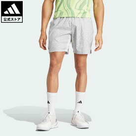【公式】アディダス adidas 返品可 テニス テニス HEAT. RDY プロ プリント エルゴ ショーツ メンズ ウェア・服 ボトムス ショートパンツ・短パン グレー IP1935 notp