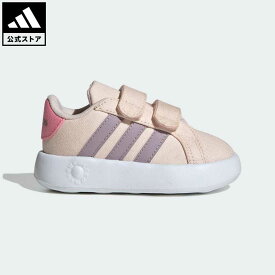 【公式】アディダス adidas 返品可 グランドコート 2.0 キッズ / GrandCourt 2.0 Kids スポーツウェア キッズ／子供用 シューズ・靴 スニーカー ピンク ID5263 テニスシューズ ローカット p0420