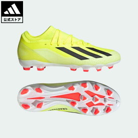 【公式】アディダス adidas 返品可 サッカー エックス クレイジーファスト LEAGUE HG/AG / 土・人工芝用 / X Crazyfast League HG/AG メンズ レディース シューズ・靴 スパイク イエロー IF0696 サッカースパイク