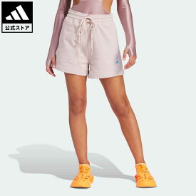 【公式】アディダス adidas 返品可 adidas by Stella McCartney TrueCasuals テリーショーツ バイ ステラ マッカートニー レディース ウェア・服 ボトムス ハーフパンツ ピンク IS1217 notp