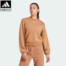 【公式】アディダス adidas 返品可 adidas by Stella McCartney スポーツウェア スウェット バイ ステラ マッカートニー レディース ウェア・服 トップス スウェット（トレーナー） ブラウン IT8282 notp