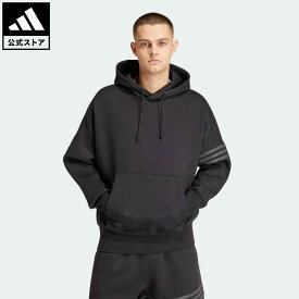 【1,000円OFFクーポン対象 4/20 00:00〜4/21 23:59】【公式】アディダス adidas 返品可 ストリート Neuclassics パーカー オリジナルス メンズ ウェア・服 トップス パーカー(フーディー) スウェット（トレーナー） 黒 ブラック IP3286 トレーナー p0420