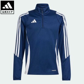 【公式】アディダス adidas 返品可 サッカー ティロ 24 トレーニングトップ キッズ キッズ／子供用 ウェア・服 トップス ジャージ 青 ブルー IR9360 notp