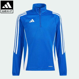 【公式】アディダス adidas 返品可 サッカー ティロ 24 トレーニングトップ キッズ キッズ／子供用 ウェア・服 トップス ジャージ 青 ブルー IR9364 notp