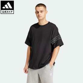 【公式】アディダス adidas 返品可 ストリート Neuclassic Tシャツ オリジナルス メンズ ウェア・服 トップス Tシャツ 黒 ブラック IR9452 半袖