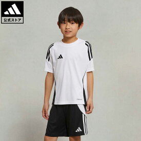 【公式】アディダス adidas 返品可 サッカー ティロ 24 ジャージー キッズ キッズ／子供用 ウェア・服 トップス ユニフォーム 白 ホワイト IS1033 notp