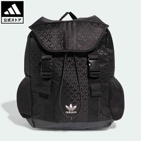 【公式】アディダス adidas 返品可 トレフォイル モノグラム ジャカード バックパック オリジナルス レディース アクセサリー バッグ・カバン バックパック/リュックサック 黒 ブラック IT7353 リュック 母の日