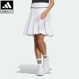 【公式】アディダス adidas 返品可 ゴルフ 4wayストレッチ プリーツロングスカート レディース ウェア・服 ボトムス スカート 白 ホワイト IK9770