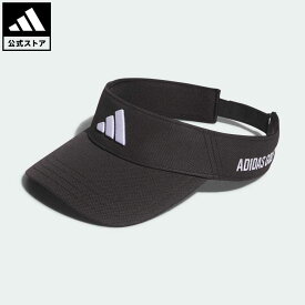 【公式】アディダス adidas 返品可 ゴルフ サイドロゴ バイザー メンズ レディース アクセサリー 帽子 サンバイザー 黒 ブラック IN2727 サンバイザー