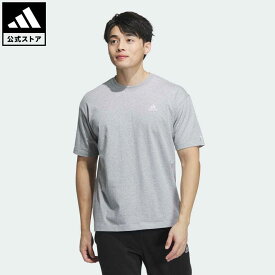 【公式】アディダス adidas 返品可 エッセンシャルズ プラス ルーズフィット スモールロゴ 半袖Tシャツ スポーツウェア メンズ ウェア・服 トップス Tシャツ グレー JF3924 半袖 notp