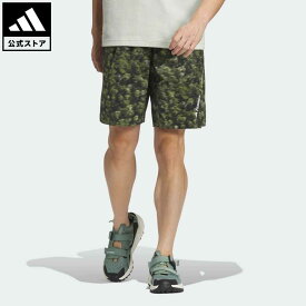 【1,000円OFFクーポン対象 4/20 00:00〜4/21 23:59】【公式】アディダス adidas 返品可 アウトドア ナショナル ジオグラフィック Aeroready 総柄プリントショーツ アディダス テレックス メンズ ウェア・服 ボトムス ハーフパンツ 緑 グリーン IS9516 p0420