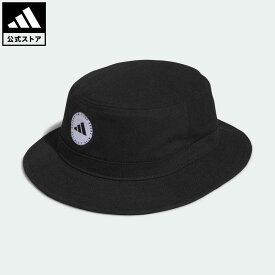 【公式】アディダス adidas 返品可 ゴルフ コットン バケットハット メンズ アクセサリー 帽子 バケットハット 黒 ブラック IT1209