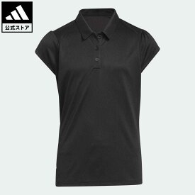 【公式】アディダス adidas 返品可 ゴルフ GIRLS ベーシックドライポロ キッズ／子供用 ウェア・服 トップス ポロシャツ 黒 ブラック IU3509