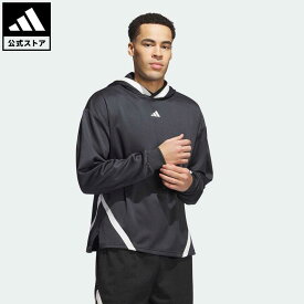 【公式】アディダス adidas 返品可 バスケットボール セレクトパーカー メンズ ウェア・服 トップス パーカー(フーディー) スウェット（トレーナー） グレー IL2179 トレーナー