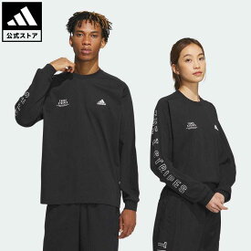 【公式】アディダス adidas 返品可 ワーディング ルーズフィット ヘビーシングルジャージー 長袖Tシャツ スポーツウェア メンズ ウェア・服 トップス Tシャツ 黒 ブラック IM8759 ロンt 父の日 p0524