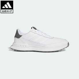 【公式】アディダス adidas 返品可 ゴルフ S2G SL レザー 24 メンズ シューズ・靴 スポーツシューズ 白 ホワイト IF0298 fd24 父の日