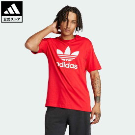 【公式】アディダス adidas 返品可 アディカラー トレフォイル 半袖Tシャツ オリジナルス メンズ ウェア・服 トップス Tシャツ 赤 レッド IR8009 半袖