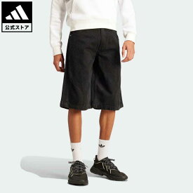 【公式】アディダス adidas 返品可 フレーム デニムショーツ オリジナルス メンズ ウェア・服 ボトムス ショートパンツ・短パン 黒 ブラック IS0217 p0420
