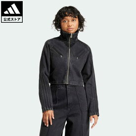 【公式】アディダス adidas 返品可 ファッション モントリオール デニム トラックトップ オリジナルス レディース ウェア・服 トップス ジャージ 黒 ブラック IT7263 notp 母の日 上着