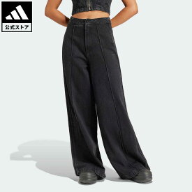【公式】アディダス adidas 返品可 ファッション モントリオール デニムジーンズ オリジナルス レディース ウェア・服 ボトムス パンツ 黒 ブラック IT7271 母の日