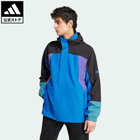 【公式】アディダス adidas 返品可 カラーブロック アノラック オリジナルス メンズ ウェア・服 アウター ジャケット 青 ブルー JF2854