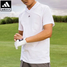 【公式】アディダス adidas 返品可 ゴルフ ULT365 ツイストニット ピケルーズフィットポロ メンズ ウェア・服 トップス ポロシャツ 白 ホワイト IL5061 p0517