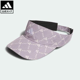 【公式】アディダス adidas 返品可 ゴルフ モノグラム バイザー レディース アクセサリー 帽子 サンバイザー 紫 パープル IT8878 サンバイザー