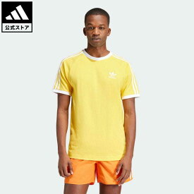【公式】アディダス adidas 返品可 アディカラー クラシックス スリーストライプス Tシャツ オリジナルス メンズ ウェア・服 トップス Tシャツ イエロー IM9388 半袖