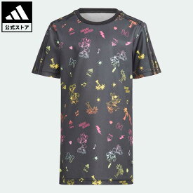 【公式】アディダス adidas 返品可 adidas × Disney ミニーマウスワンピース スポーツウェア キッズ／子供用 ウェア・服 オールインワン ワンピース 黒 ブラック IN7304 notp