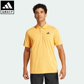 【公式】アディダス adidas 返品可 テニス クラブ スリーストライプス テニス ポロシャツ メンズ ウェア・服 トップス ポロシャツ オレンジ IP1895