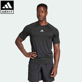 【公式】アディダス adidas 返品可 ジム・トレーニング ジム+ トレーニング 半袖Tシャツ メンズ ウェア・服 トップス Tシャツ 黒 ブラック IP2310 半袖 父の日