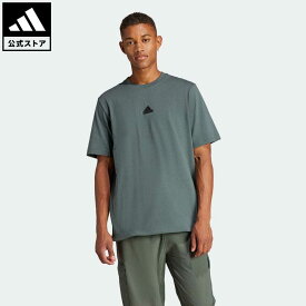 【公式】アディダス adidas 返品可 シティエスケープ 半袖Tシャツ スポーツウェア メンズ ウェア・服 トップス Tシャツ 緑 グリーン IN3709 半袖 notp