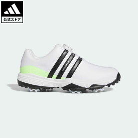 【公式】アディダス adidas 返品可 ゴルフ ジュニア ツアー360 ボア 24 キッズ／子供用 シューズ・靴 スポーツシューズ 白 ホワイト IF0268