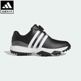 【公式】アディダス adidas 返品可 ゴルフ ジュニア ツアー360 ボア 24 キッズ／子供用 シューズ・靴 スポーツシューズ 黒 ブラック IG5626