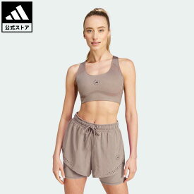 【公式】アディダス adidas 返品可 adidas by Stella McCartney TruePurpose パワーインパクト トレーニング ミディアムサポートブラ バイ ステラ マッカートニー レディース ウェア・服 トップス スポーツブラ・スポブラ ブラウン IR9657 notp