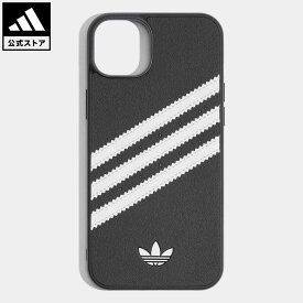 【公式】アディダス adidas 返品可 iPhone 15 Plus OR ポリウレタンケース オリジナルス メンズ レディース アクセサリー iPhoneケース(スマホケース) 黒 ブラック IR3851