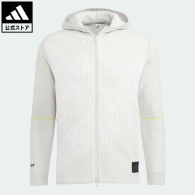 【公式】アディダス adidas 返品可 ゴルフ PRIMEKNIT グラデーション 長袖フルジップフーディー メンズ ウェア・服 アウター ジャケット グレー HG4130