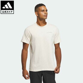 【公式】アディダス adidas 返品可 アウトドア グラフィック ポリジン 230 GSM 半袖Tシャツ アディダス テレックス メンズ ウェア・服 トップス Tシャツ 白 ホワイト IS0287 半袖