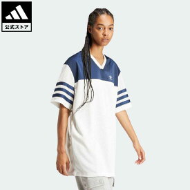 【公式】アディダス adidas 返品可 バスケットボール シャツワンピース オリジナルス レディース ウェア・服 オールインワン ワンピース 白 ホワイト IS2348