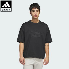 【ポイント20倍 3/13 0:00～3/18 23:59】 【公式】アディダス adidas 返品可 ゴルフ ビヨンド グラフィック 半袖 クルーネック スウェット パフォーマンス メンズ ウェア・服 スウェット（トレーナー） 黒 ブラック KB5594 【PT】