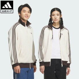 【公式】アディダス adidas 返品可 ライフスタイル FBニット トラックトップ オリジナルス ユニセックス ウェア・服 ジャージ 白 ホワイト KQ5500