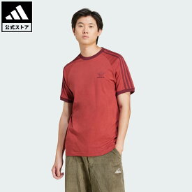 【50％OFFクーポン対象 2/4 20:00～2/10 23:59】 【公式】アディダス adidas 返品可 ライフスタイル アディカラー クラシック スリーストライプ Tシャツ オリジナルス メンズ ウェア・服 Tシャツ 赤 レッド JN7019 【PT】
